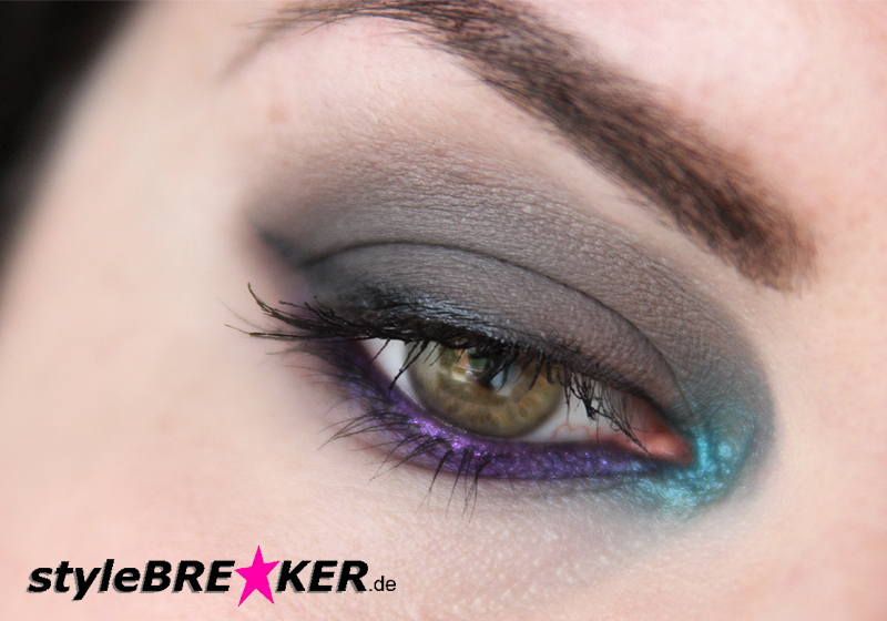 Beauty Inspiration - Make-Up in Purple, Petrol, Grey 1b