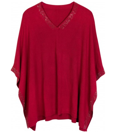 Roter Poncho