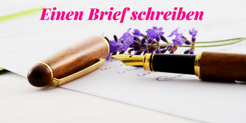 Urlaub zuhause - Tipps für Daheimgebliebene Brief schreiben