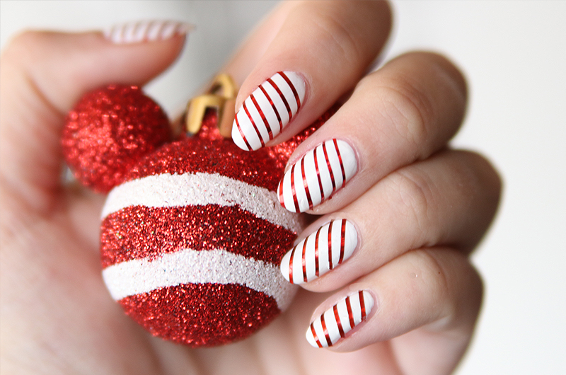 Tutorial Christmas Nails Tutorial Fur Anfanger Mit Tape Stylebreaker Blog