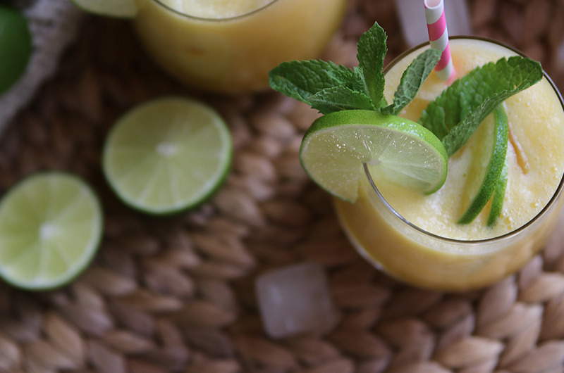 Sommer-Tipp: Selbstgemachte Limonade mit Mango, Minze und Limette ...